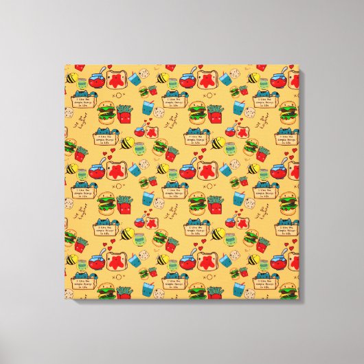 We gaan samen als ... doedelkunst canvas afdruk (Voorkant)