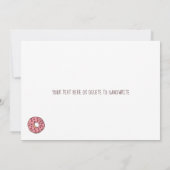 We gaan samen als donuts en koffie-Valentijn Kaart (Achterkant)