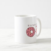We gaan samen als donuts en koffie-Valentijn Koffiemok (Voorkant rechts)