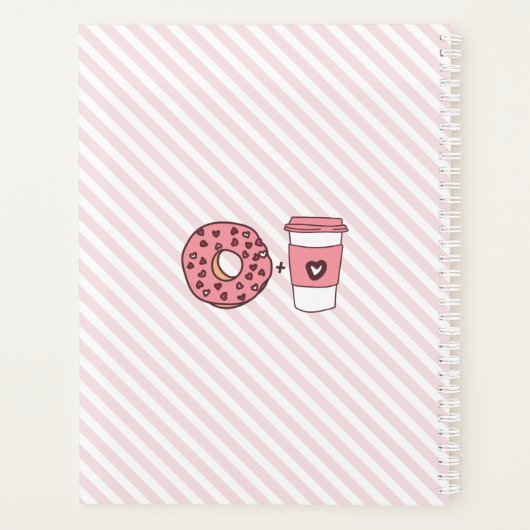 We gaan samen als donuts en koffie-Valentijn Planner (Achterkant)