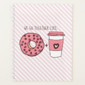 We gaan samen als donuts en koffie-Valentijn Planner (Voorkant)