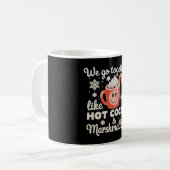 We gaan samen als hete cacaomarshmallows KerstmisW Koffiemok (Voorkant links)