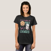 We gaan samen als melk en koekjes t-shirt (Voorkant volledig)