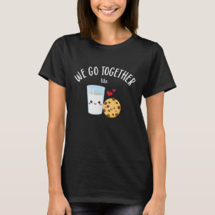 We Gaan Samen als Melk & Koekjes Koppels T-shirt