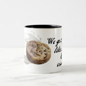 We gaan samen als Milk & Cookies Tweekleurige Koffiemok (Center)