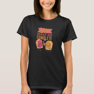 We gaan samen als PB & J Pindakaas en jam T-shirt