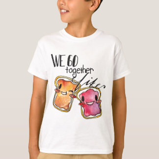 We gaan samen als Peanut Butter en Jelly T-shirt