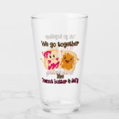 We gaan samen als pindakaas en jelly glas (Achterkant)