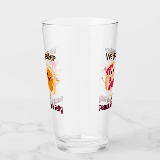 We gaan samen als pindakaas en jelly glas (Rechts)
