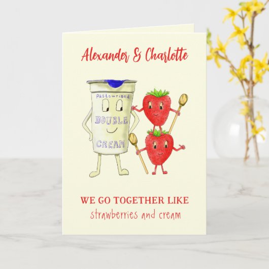 we gaan samen als Valentijnse stellen Quote Kaart (Gele Bloem)