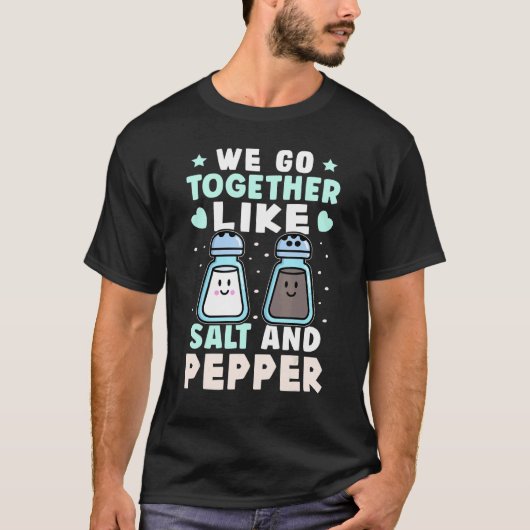 We gaan samen als zout en kever t-shirt (Voorkant)