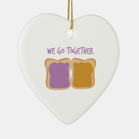 We gaan samen keramisch ornament (Rechts)