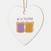 We gaan samen keramisch ornament (Links)