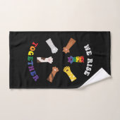 We gaan samen | Pauw afdrukken | Diversiteit | Een Bad Handdoek (Handdoek)