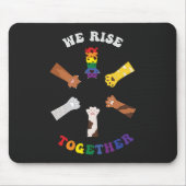 We gaan samen | Pauw afdrukken | Diversiteit | Een Muismat (Voorkant)