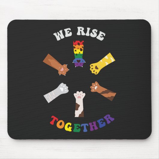 We gaan samen | Pauw afdrukken | Diversiteit | Een Muismat (Voorkant)