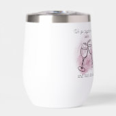 We gaan samen wijn roestvrij staal wijn tuimelaar (Voorkant)