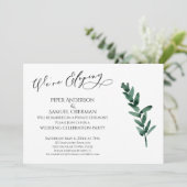 We Gaan Stiekem Weg Groen Geschilderde Bladeren al Kaart (Staand voorkant)