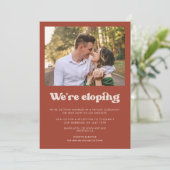 We gaan stijlvolle Terracotta aankondiging tegemoe (Staand voorkant)