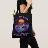 We gaan terug naar de 80's grappige. tote bag (Dichtbij)