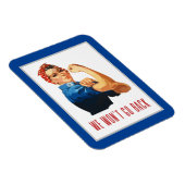 We gaan terug naar Rosie Riveter Magneet (Rechterzijde)