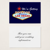 We gaan trouwen in de fantastische Kaart van Las V (Voorkant /achterkant)
