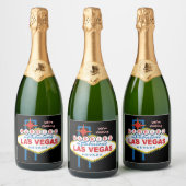 We gaan trouwen in Vegas Sparkling Wijnetiket (Flessen)