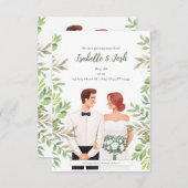 We gaan trouwen! informatiekaartje (Voorkant / Achterkant)