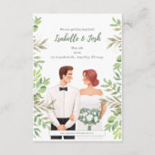 We gaan trouwen! informatiekaartje (Voorkant)