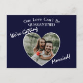 We Gaan Trouwen Klein Huwelijk Aankondigingskaart (Voorkant)