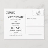 We gaan trouwen script Save the Date foto Aankondigingskaart (Achterkant)