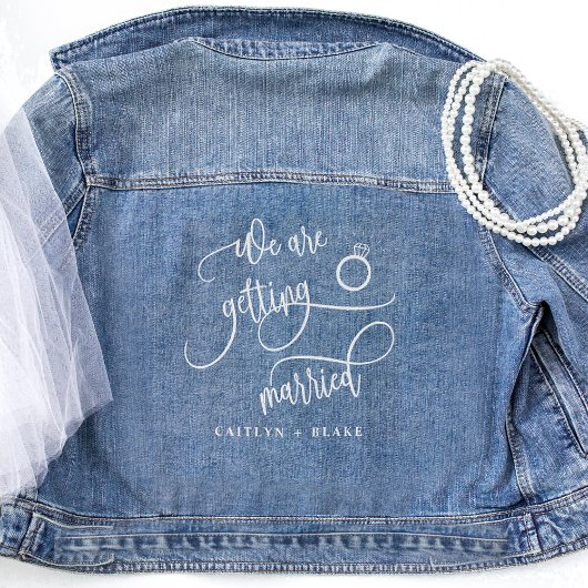 We gaan trouwen, Verloving Jean Denim Jacket