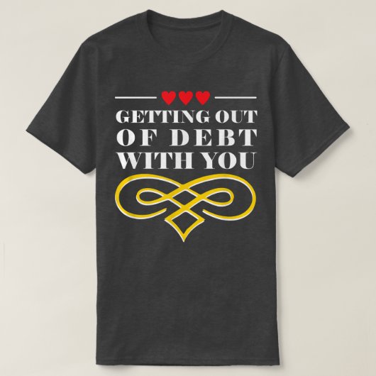 We gaan uit de discussie met jullie grappige man e t-shirt (Design voorkant)