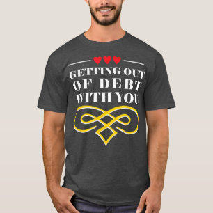 We gaan uit de discussie met jullie grappige man e t-shirt