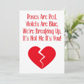 We gaan uit elkaar feestdagenkaart (Staand voorkant)