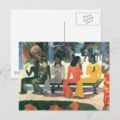 We gaan vandaag niet naar de markt - Paul Gauguin Briefkaart (Voorkant / Achterkant)