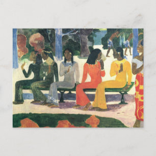 We gaan vandaag niet naar de markt - Paul Gauguin Briefkaart
