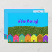 We gaan verhuizen! Aankondiging Kaart (Voorkant / Achterkant)