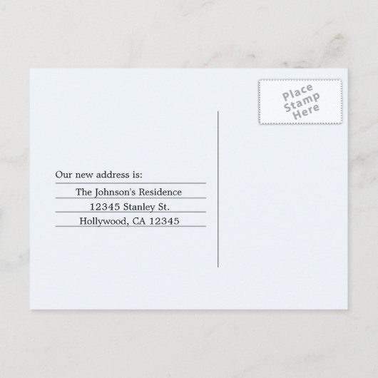 We gaan verhuizen! aankondigingskaart (Achterkant)