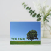 : we gaan verhuizen aankondigingskaart (Staand voorkant)