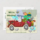 We gaan verhuizen! aankondigingskaart (Voorkant / Achterkant)