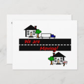 We gaan verhuizen aankondigingskaart (Voorkant / Achterkant)