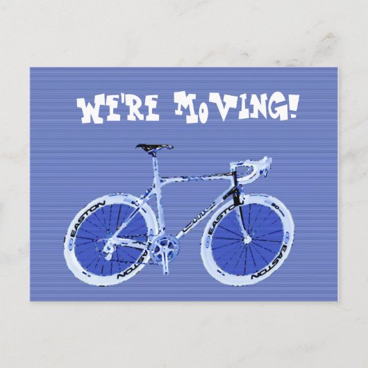 We gaan verhuizen! aankondigingskaart (Voorkant)