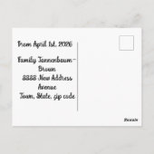 We gaan verhuizen briefkaart (Achterkant)