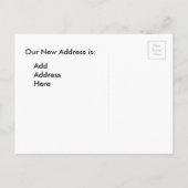 We gaan verhuizen, retro van Post Kaart (Achterkant)