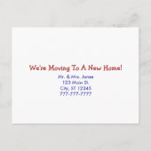 We gaan verhuizen - rood en blauw aankondigingskaart (Achterkant)