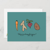 "We gaan voor je stemmen!" Briefkaart (Voorkant / Achterkant)