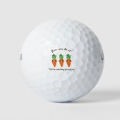 We gaan voor jullie grappig pleiten voor wortelen golfballen (Voorkant)