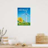 We gebruiken energiezuinig en we kopen hernieuwbar poster (Keuken)