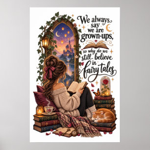 We Geloof Nog Steeds in Sprookjes Bookish Poster